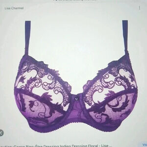 LISE CHARMEL DRESSING FLORAL BRA